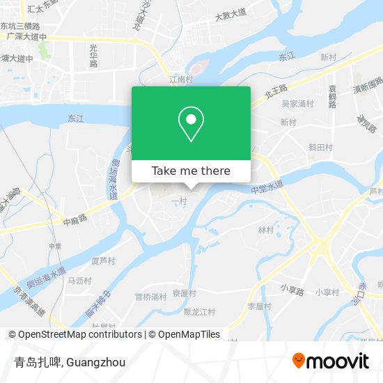 青岛扎啤 map