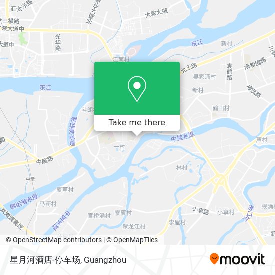 星月河酒店-停车场 map