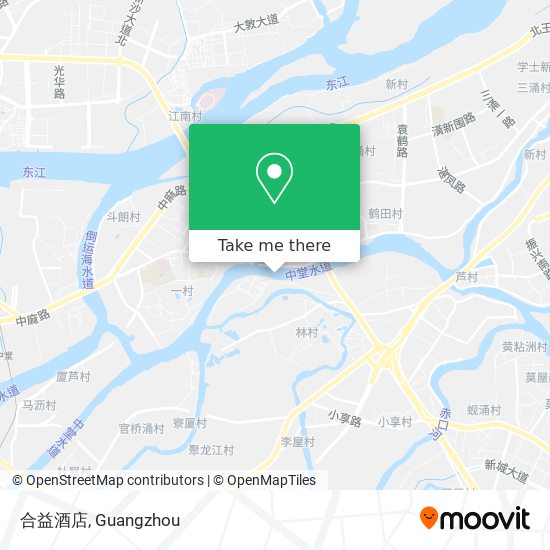 合益酒店 map