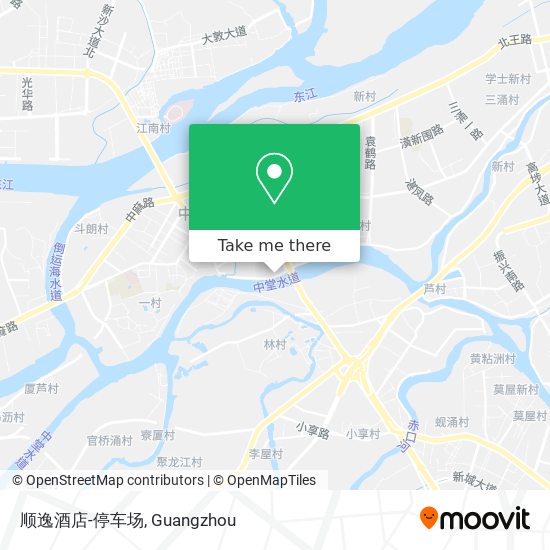 顺逸酒店-停车场 map