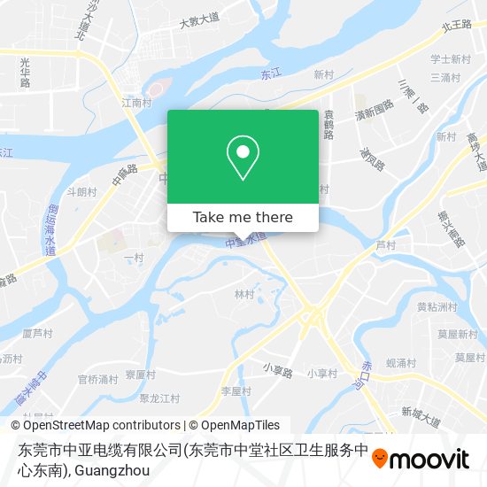 东莞市中亚电缆有限公司(东莞市中堂社区卫生服务中心东南) map
