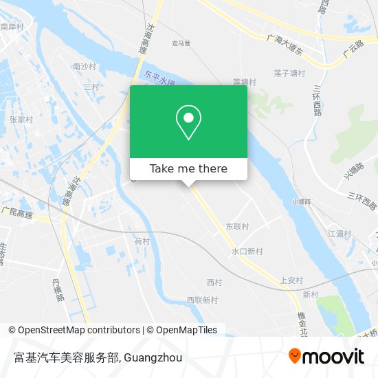 富基汽车美容服务部 map