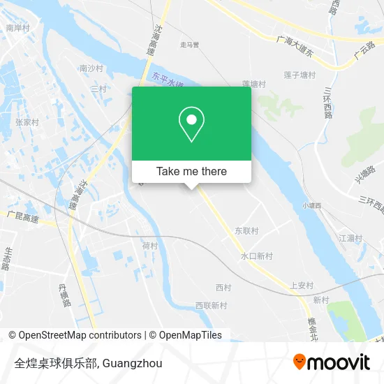 全煌桌球俱乐部 map