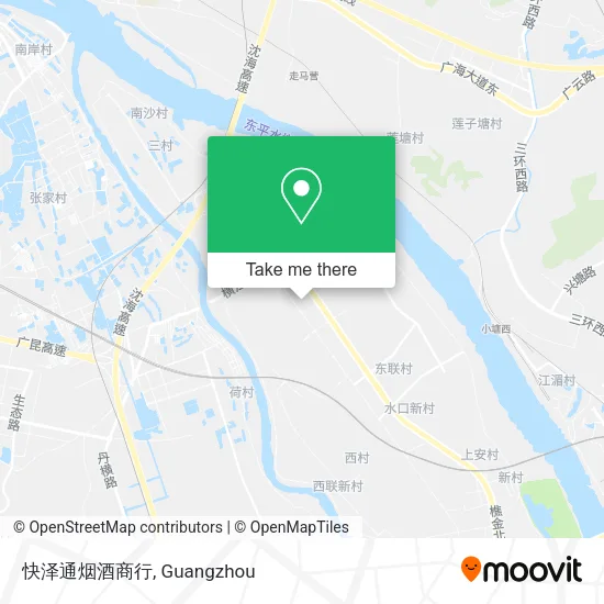 快泽通烟酒商行 map
