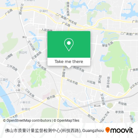 佛山市质量计量监督检测中心(科技西路) map