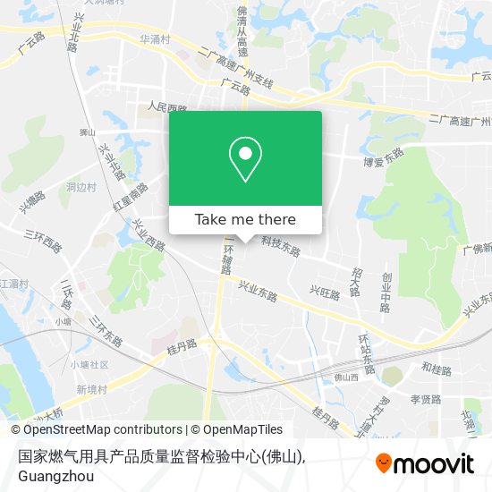 国家燃气用具产品质量监督检验中心(佛山) map