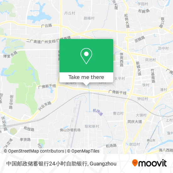 中国邮政储蓄银行24小时自助银行 map