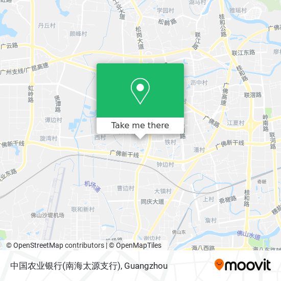 中国农业银行(南海太源支行) map