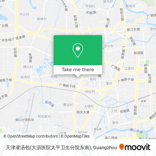 天津灌汤包(大沥医院太平卫生分院东南) map