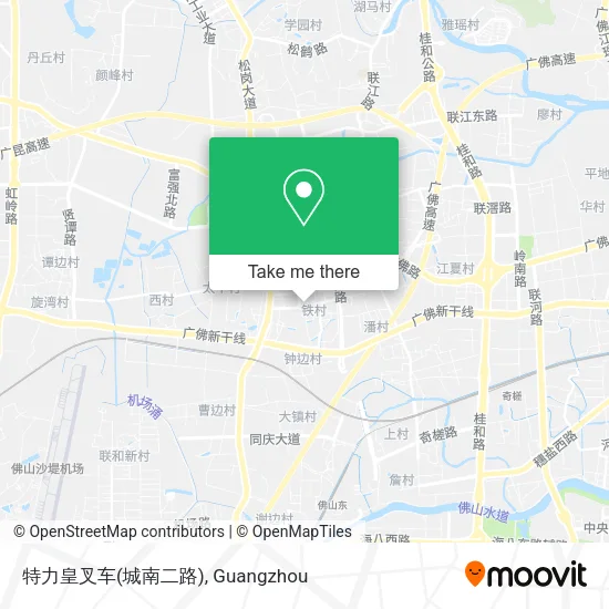 特力皇叉车(城南二路) map