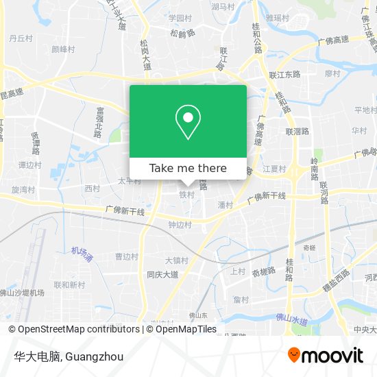 华大电脑 map