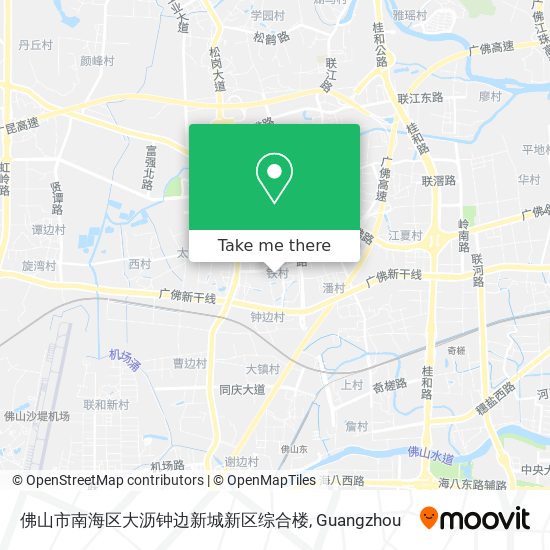 佛山市南海区大沥钟边新城新区综合楼 map