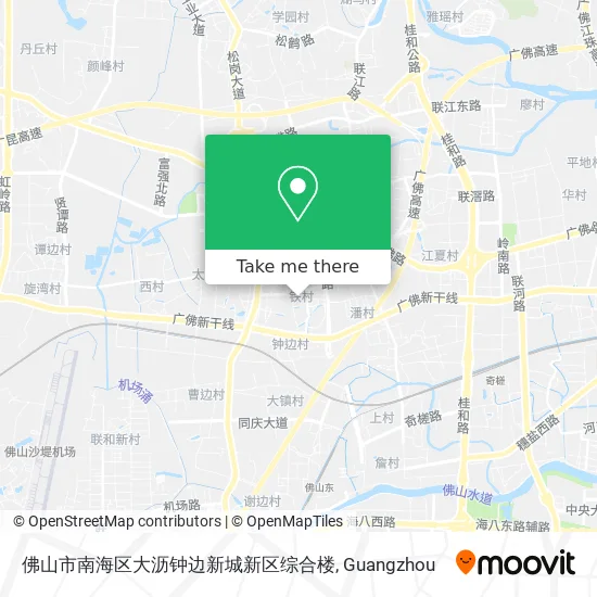 佛山市南海区大沥钟边新城新区综合楼 map