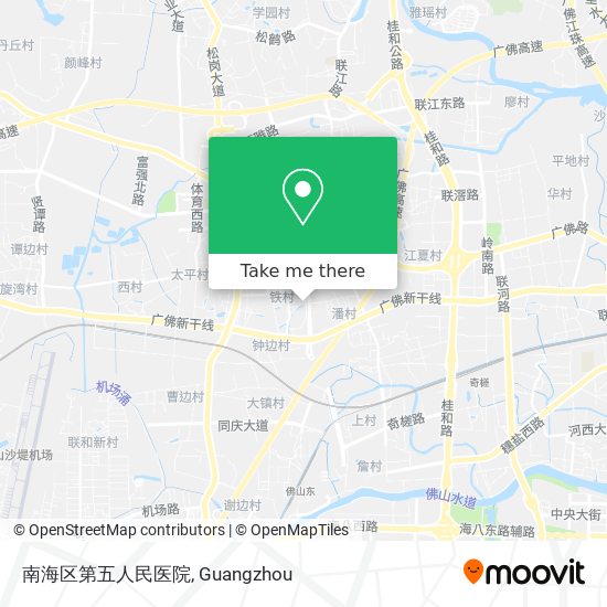 南海区第五人民医院 map