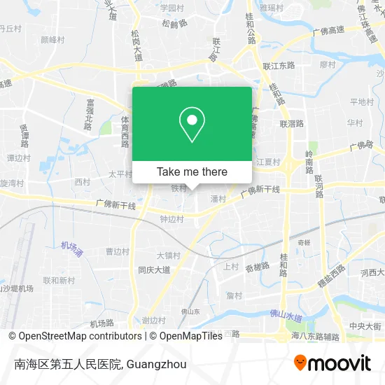 南海区第五人民医院 map