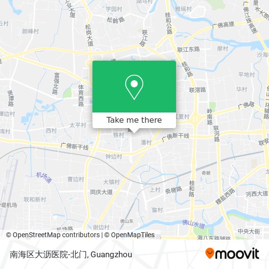 南海区大沥医院-北门 map