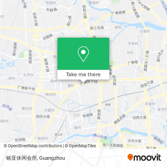 铭亚休闲会所 map
