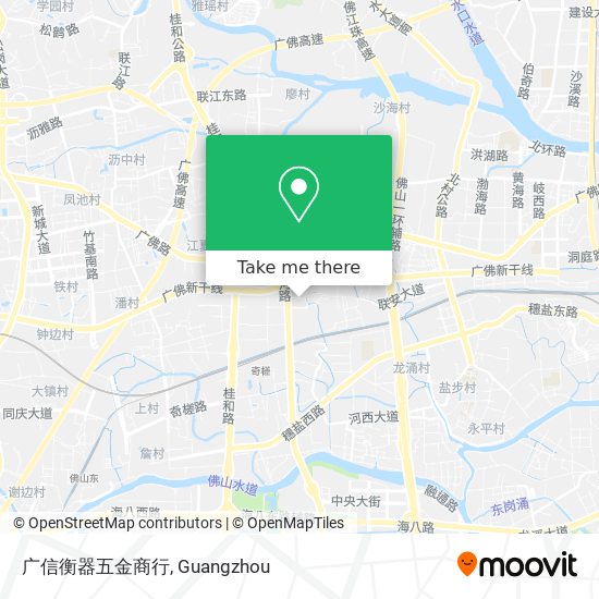 广信衡器五金商行 map