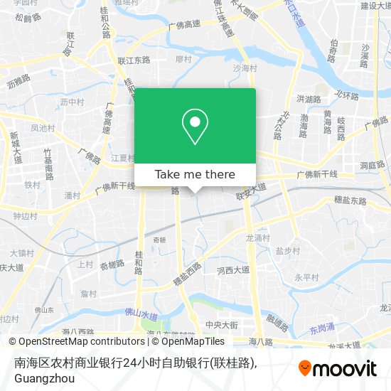 南海区农村商业银行24小时自助银行(联桂路) map