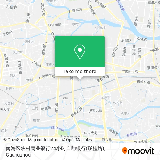 南海区农村商业银行24小时自助银行(联桂路) map
