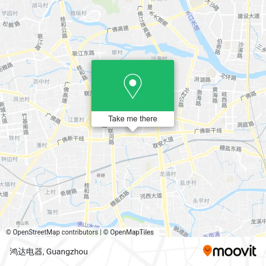 鸿达电器 map