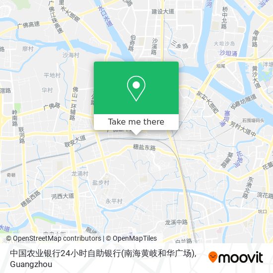 中国农业银行24小时自助银行(南海黄岐和华广场) map