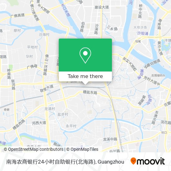 南海农商银行24小时自助银行(北海路) map