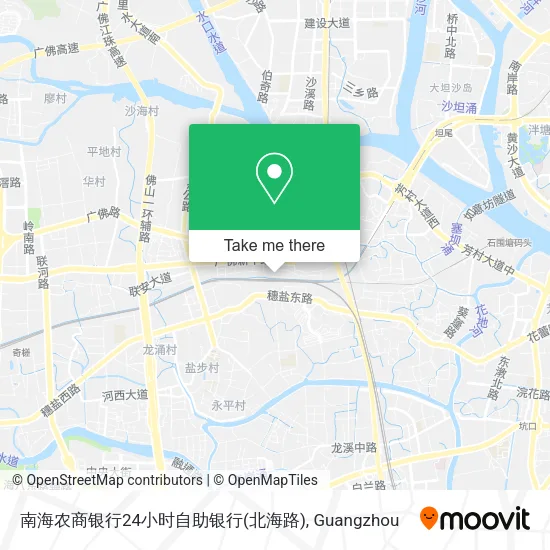 南海农商银行24小时自助银行(北海路) map