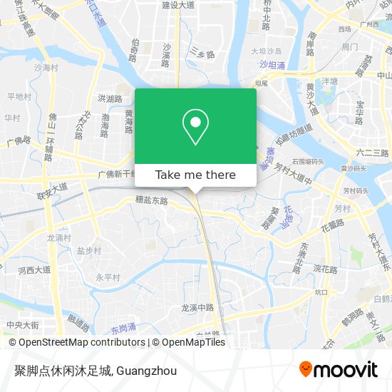 聚脚点休闲沐足城 map