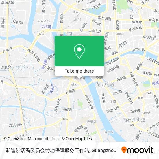 新隆沙居民委员会劳动保障服务工作站 map