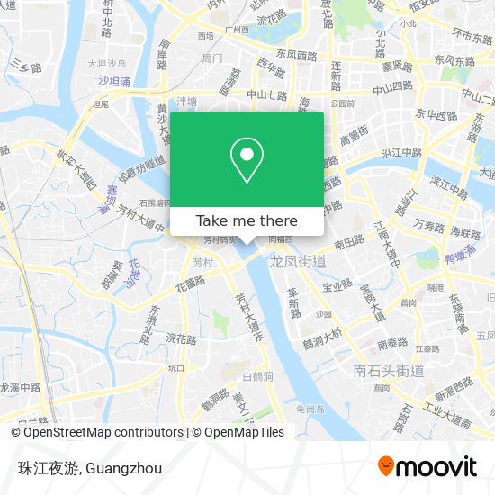 珠江夜游 map