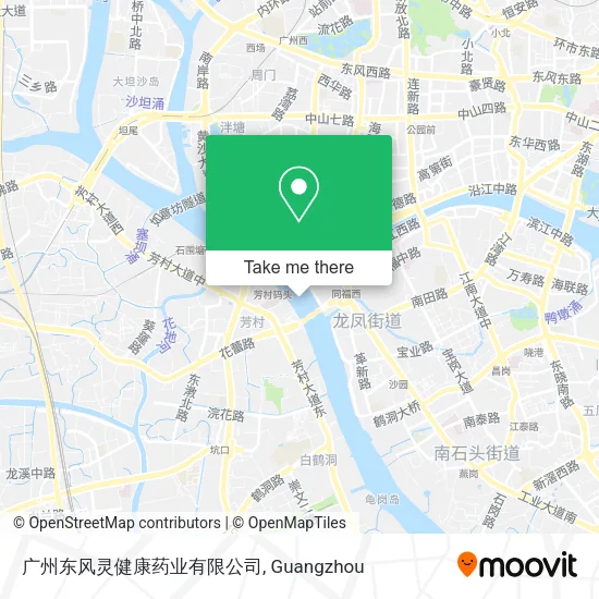 广州东风灵健康药业有限公司 map