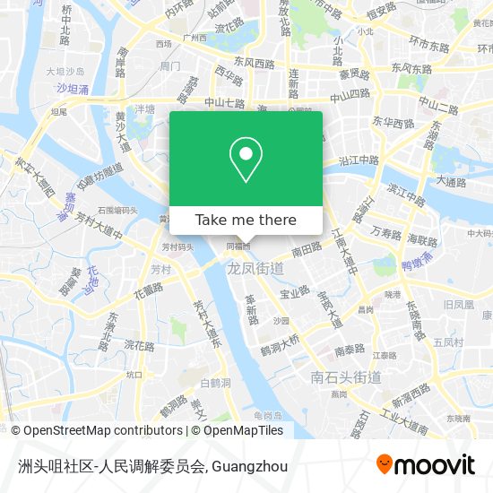 洲头咀社区-人民调解委员会 map