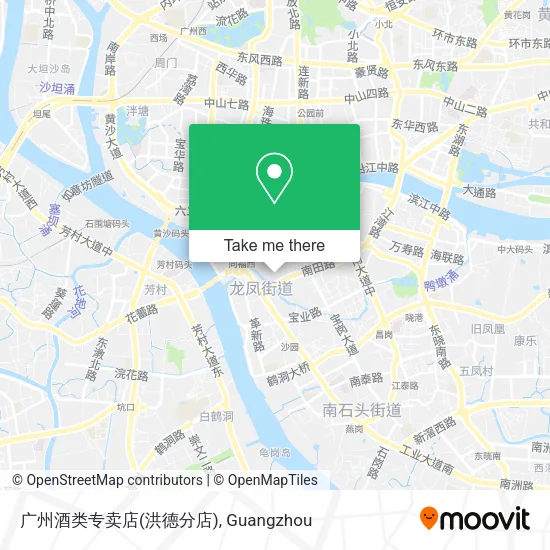 广州酒类专卖店(洪德分店) map