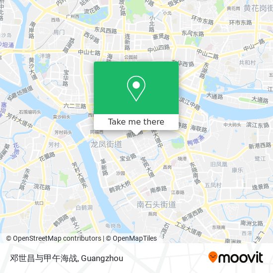 邓世昌与甲午海战 map