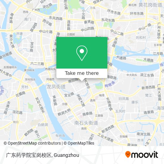 广东药学院宝岗校区 map