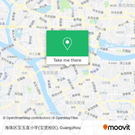 海珠区宝玉直小学(宝贤校区) map
