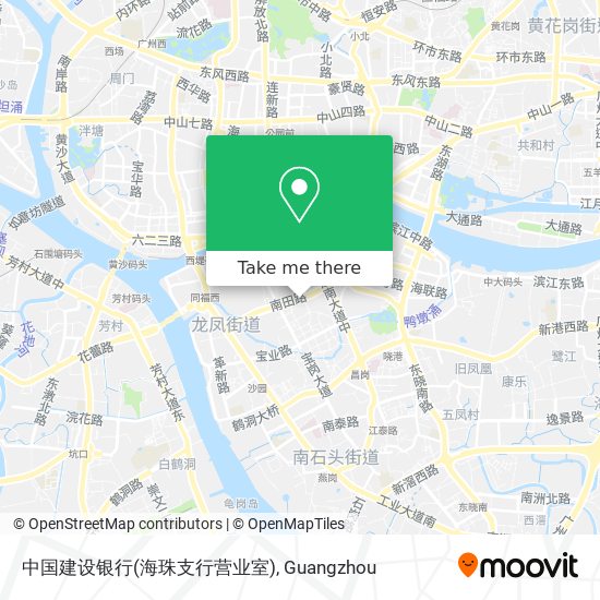 中国建设银行(海珠支行营业室) map