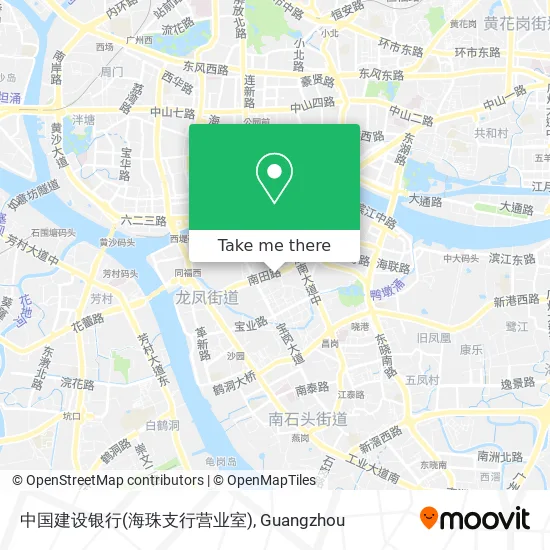 中国建设银行(海珠支行营业室) map