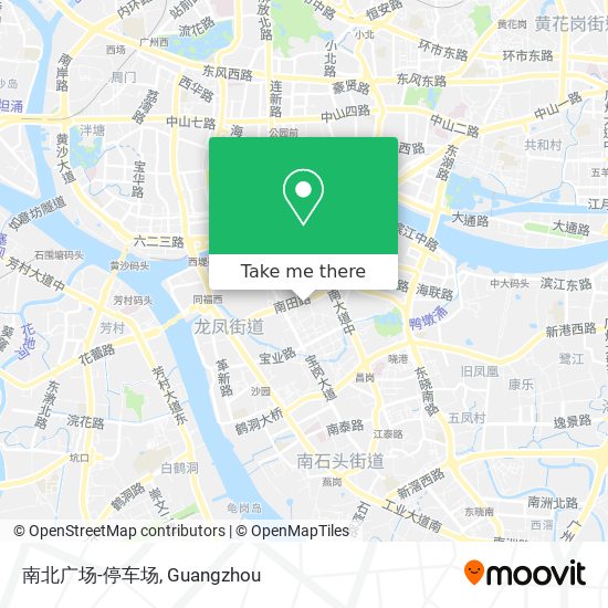 南北广场-停车场 map