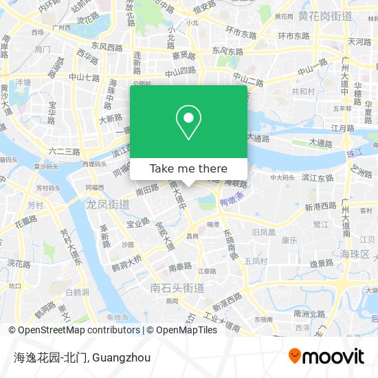 海逸花园-北门 map