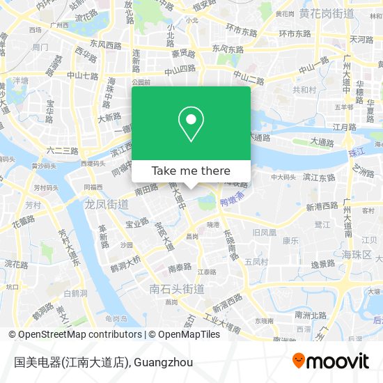 国美电器(江南大道店) map