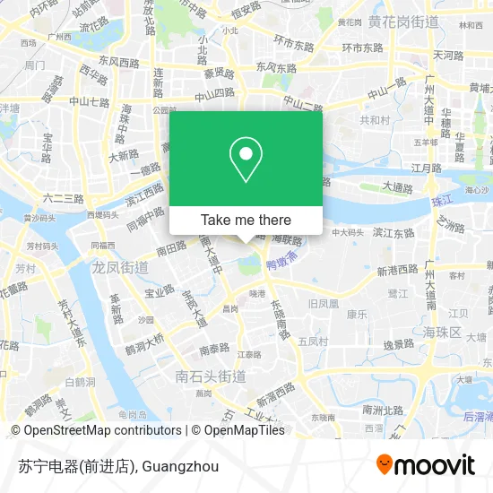 苏宁电器(前进店) map