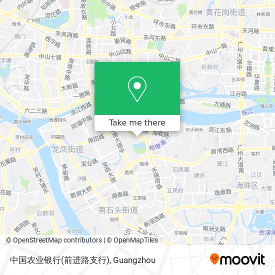 中国农业银行(前进路支行) map