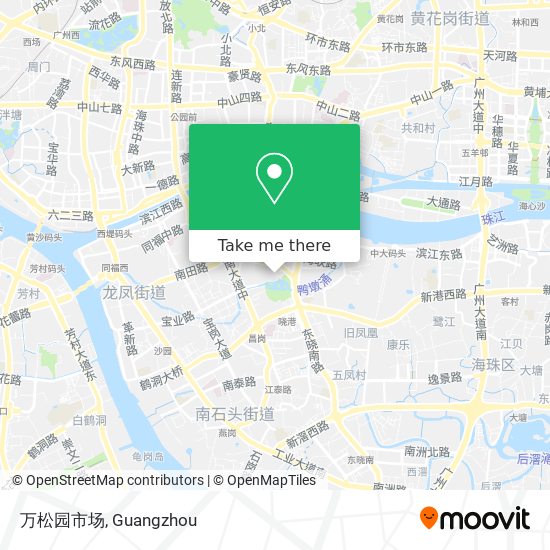 万松园市场 map