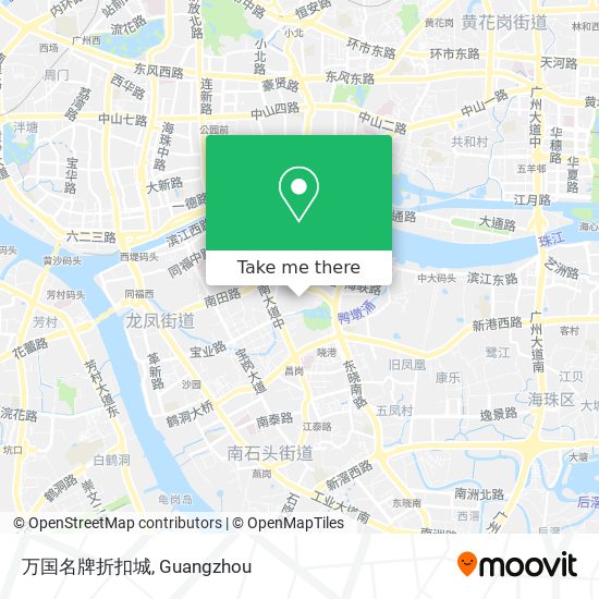 万国名牌折扣城 map