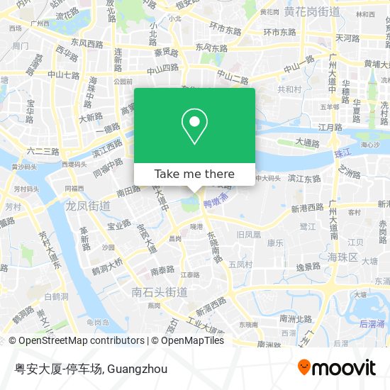 粤安大厦-停车场 map
