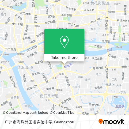 广州市海珠外国语实验中学 map