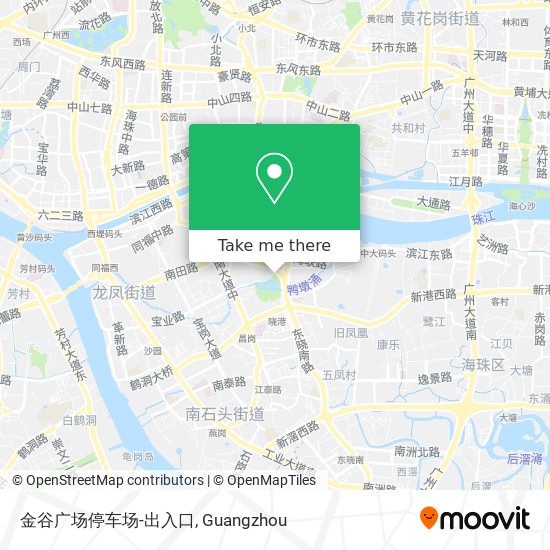 金谷广场停车场-出入口 map
