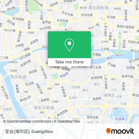 堂会(海印店) map